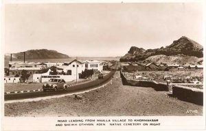 Road from Maalla Village to Khormaksar and Sheikh Othman, Aden